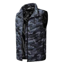 Vesta cu încălzire electrică Camuflaj S